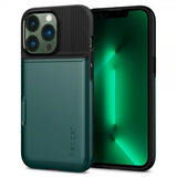 Spigen iPhone 13 Pro Deksel Slim Armor CS Midnight Green