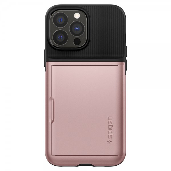 Spigen iPhone 13 Pro Deksel Slim Armor CS Rosegull