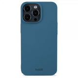 holdit iPhone 13 Pro Deksel Slim Case Denim Blue