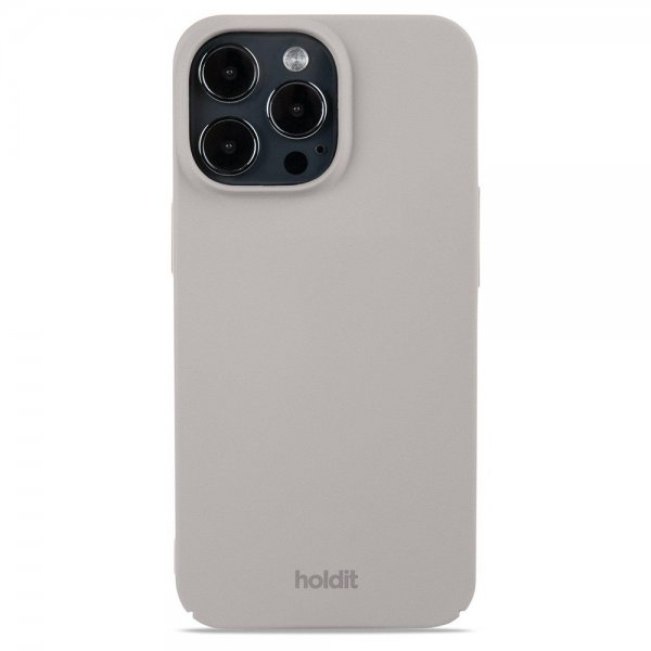 holdit iPhone 13 Pro Deksel Slim Case Taupe