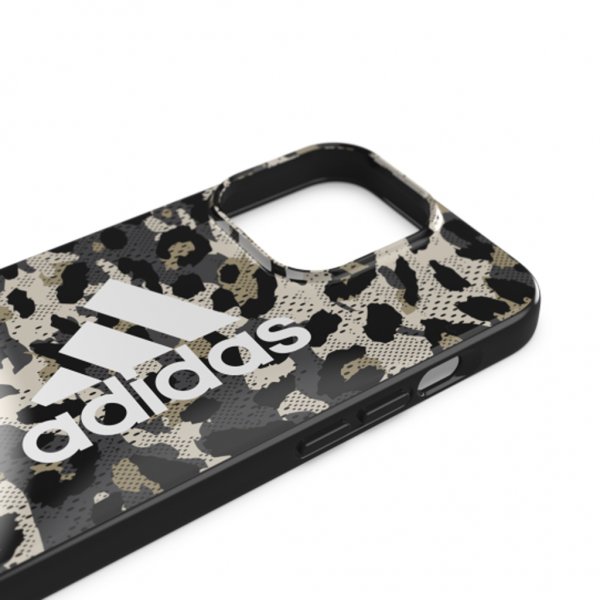 Adidas iPhone 13 Pro Deksel Snap Case Leopard Beige