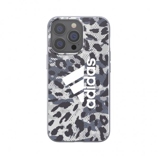 Adidas iPhone 13 Pro Deksel Snap Case Leopard Grå