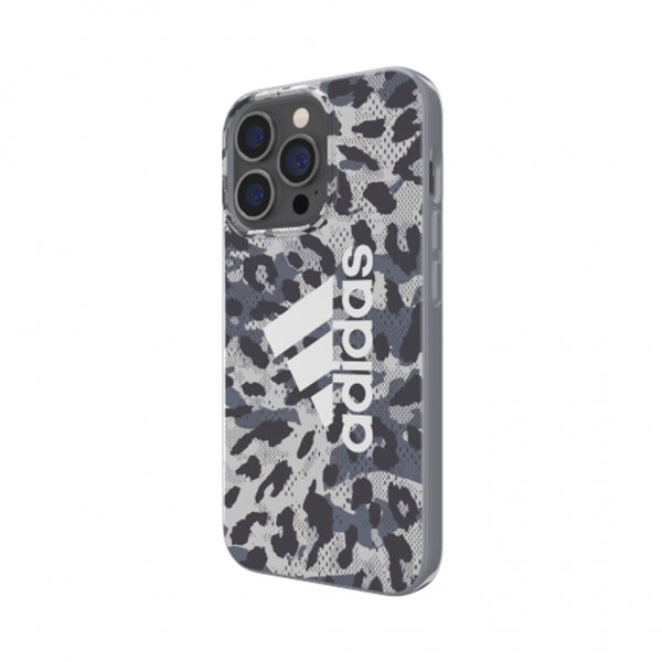 Adidas iPhone 13 Pro Deksel Snap Case Leopard Grå