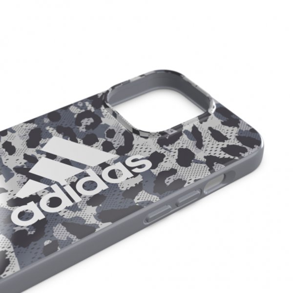 Adidas iPhone 13 Pro Deksel Snap Case Leopard Grå
