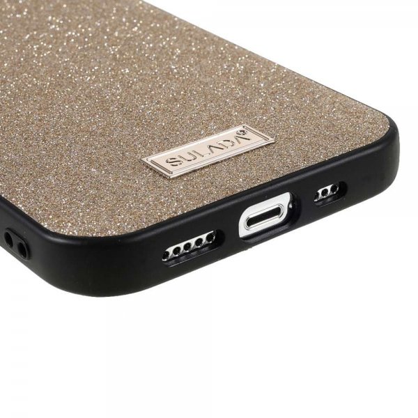 Sulada iPhone 13 Pro Deksel Socialite Series Gull