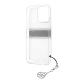 Guess iPhone 13 Pro Deksel Stripe Charm Grå
