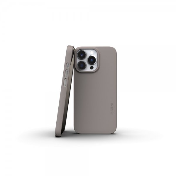 Nudient iPhone 13 Pro Deksel Thin Case V3 MagSafe Clay Beige