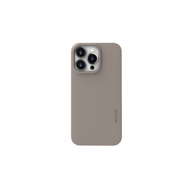 Nudient iPhone 13 Pro Deksel Thin Case V3 MagSafe Clay Beige