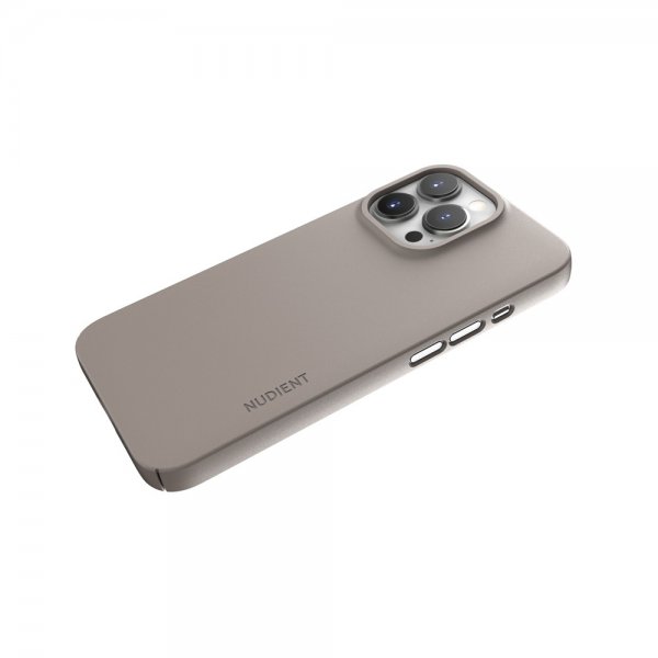 Nudient iPhone 13 Pro Deksel Thin Case V3 MagSafe Clay Beige