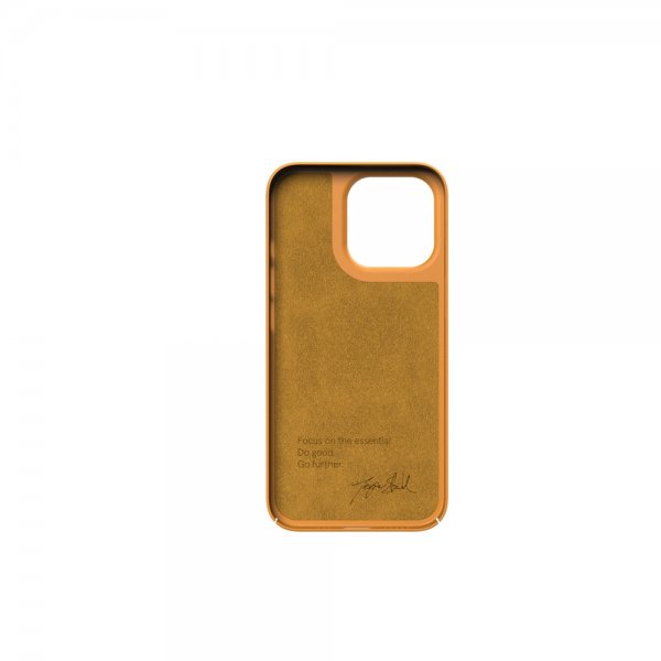 Nudient iPhone 13 Pro Deksel Thin Case V3 MagSafe Saffron Yellow