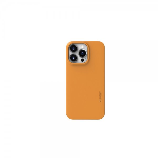 Nudient iPhone 13 Pro Deksel Thin Case V3 MagSafe Saffron Yellow
