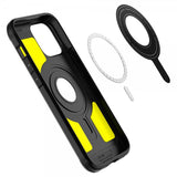 Spigen iPhone 13 Pro Deksel Tough Armor Mag Svart