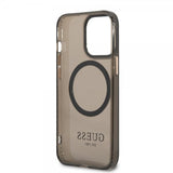 Guess iPhone 13 Pro Deksel Translucent MagSafe Svart