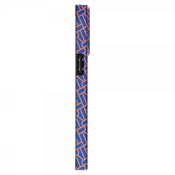 Richmond & Finch iPhone 13 Deksel Blue Apricot RF Logo
