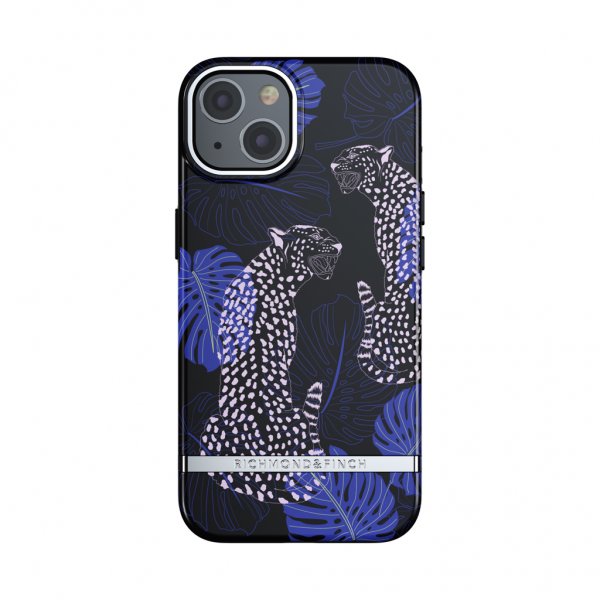 Richmond & Finch iPhone 13 Deksel Blue Cheetah