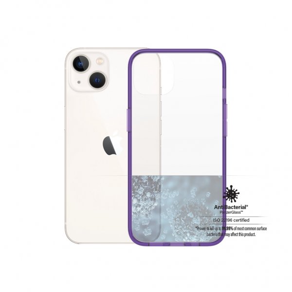 PanzerGlass iPhone 13 Deksel ClearCase Color Grape