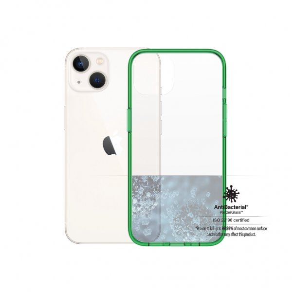 PanzerGlass iPhone 13 Deksel ClearCase Color Lime