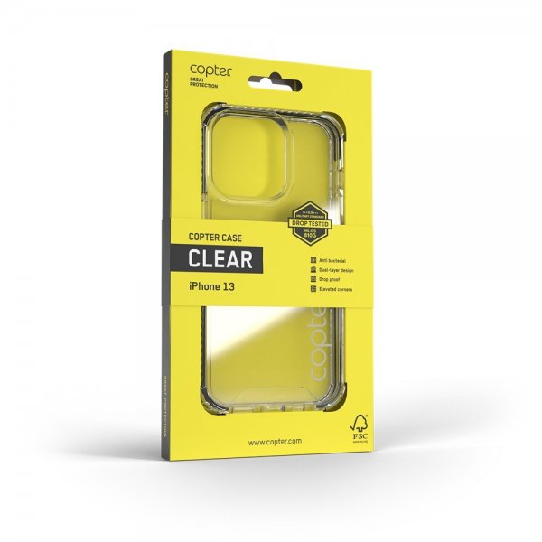 Copter iPhone 13 Deksel Copter Case Transparent