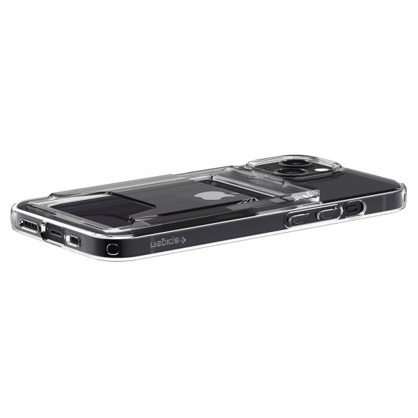 Spigen iPhone 13 Deksel Crystal Slot Dual Crystal Clear