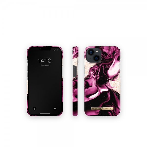 Ideal of Sweden iPhone 13 Deksel Fashion Case Golden Ruby