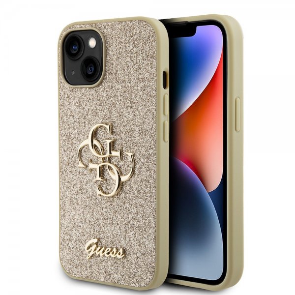 Guess iPhone 13 Deksel Fixed Glitter Gull