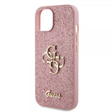 Guess iPhone 13 Deksel Fixed Glitter Rosa