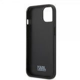 Karl Lagerfeld iPhone 13 Deksel Flower Monogram Iconic Patch Grå