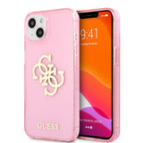 Guess iPhone 13 Deksel Full Glitter Rosa