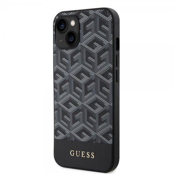Guess iPhone 13 Deksel G Cube MagSafe Svart