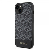 Guess iPhone 13 Deksel G Cube MagSafe Svart