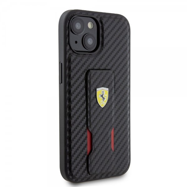 Ferrari iPhone 13 Deksel Grip Stand Function Svart