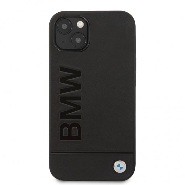 BMW iPhone 13 Deksel Hot Stamp Metal Logo Svart