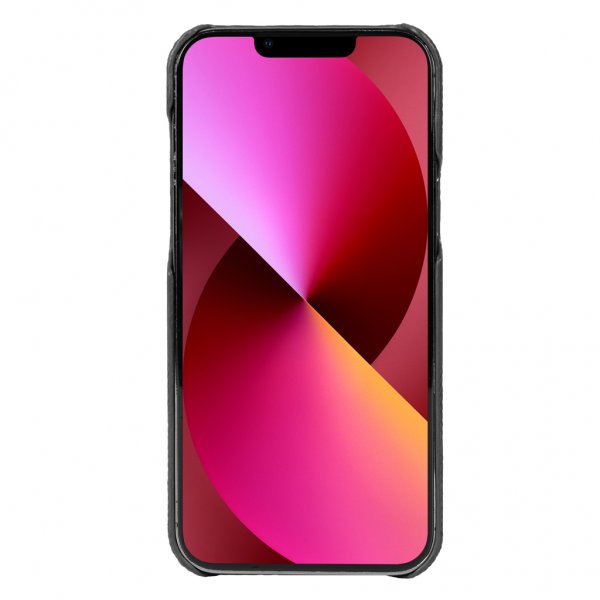 Krusell iPhone 13 Deksel Leather Cover Svart
