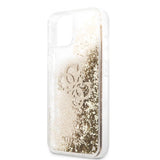 Guess iPhone 13 Deksel Liquid Glitter Gull