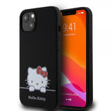 Hello Kitty iPhone 13 Deksel Liquid Silicone Svart