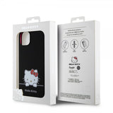 Hello Kitty iPhone 13 Deksel Liquid Silicone Svart