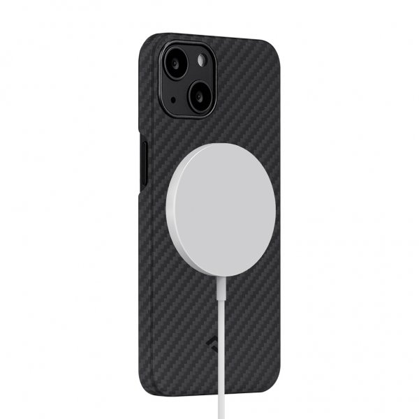 Pitaka iPhone 13 Deksel MagEZ Case 2 Black/Grey Twill