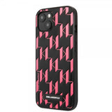 Karl Lagerfeld iPhone 13 Deksel Monogram Pattern Rosa