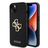 Guess iPhone 13 Deksel Perforated Glitter Svart