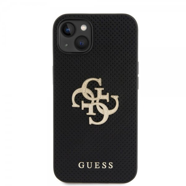 Guess iPhone 13 Deksel Perforated Glitter Svart