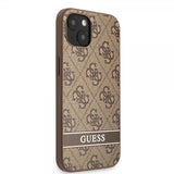Guess iPhone 13 Deksel Printed Stripe Bottom Brun