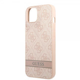 Guess iPhone 13 Deksel Printed Stripe Bottom Rosa