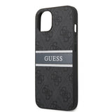 Guess iPhone 13 Deksel Printed Stripe Grå