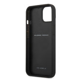 Ferrari iPhone 13 Deksel Real Carbon Metal Logo Svart