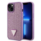 Guess iPhone 13 Deksel Rhinestone Lilla
