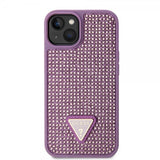 Guess iPhone 13 Deksel Rhinestone Lilla