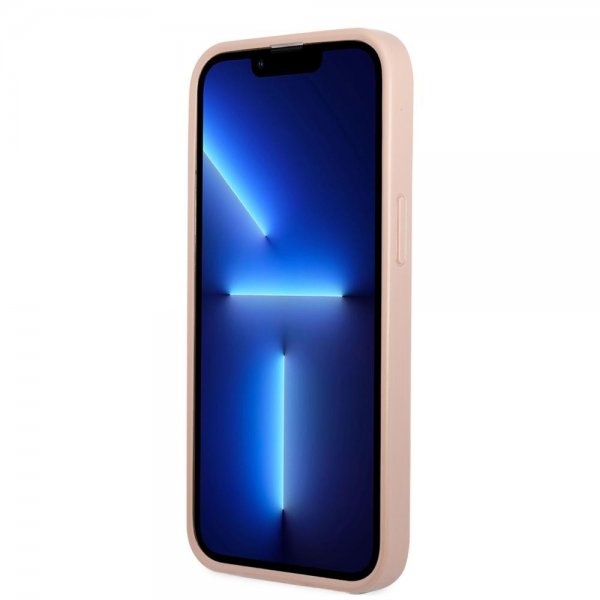 Guess iPhone 13 Deksel Saffiano Double Cardslot Rosa