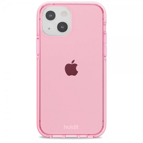holdit iPhone 13 Deksel Seethru Bright Pink
