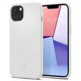 Spigen iPhone 13 Deksel Silicone Fit Hvit