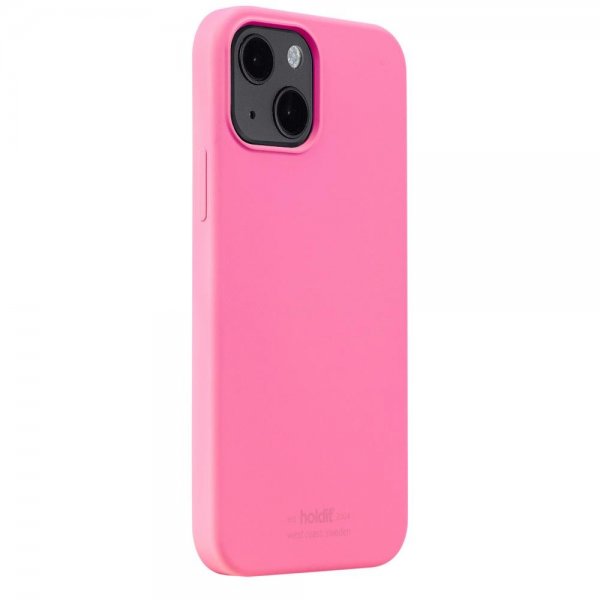 holdit iPhone 13 Deksel Silikon Bright Pink